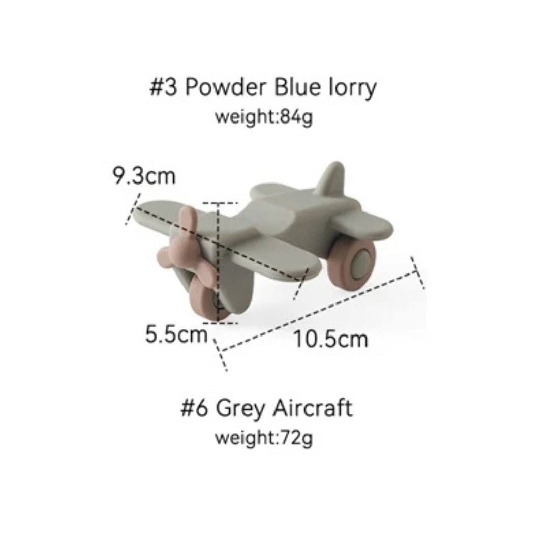 Mordedor Avião de Silicone Montessori