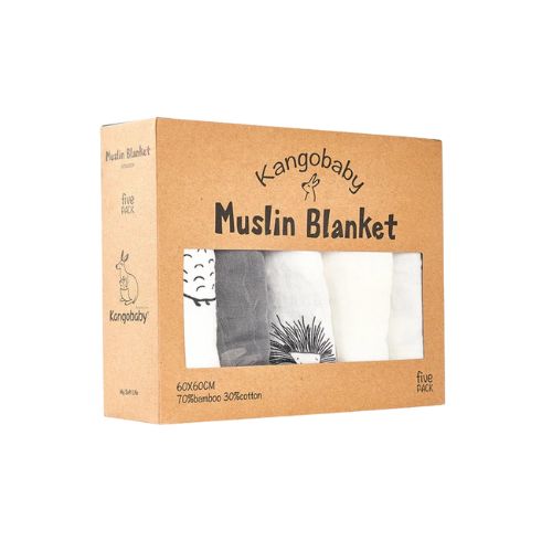 Conjunto de 5 Peças de Musselina