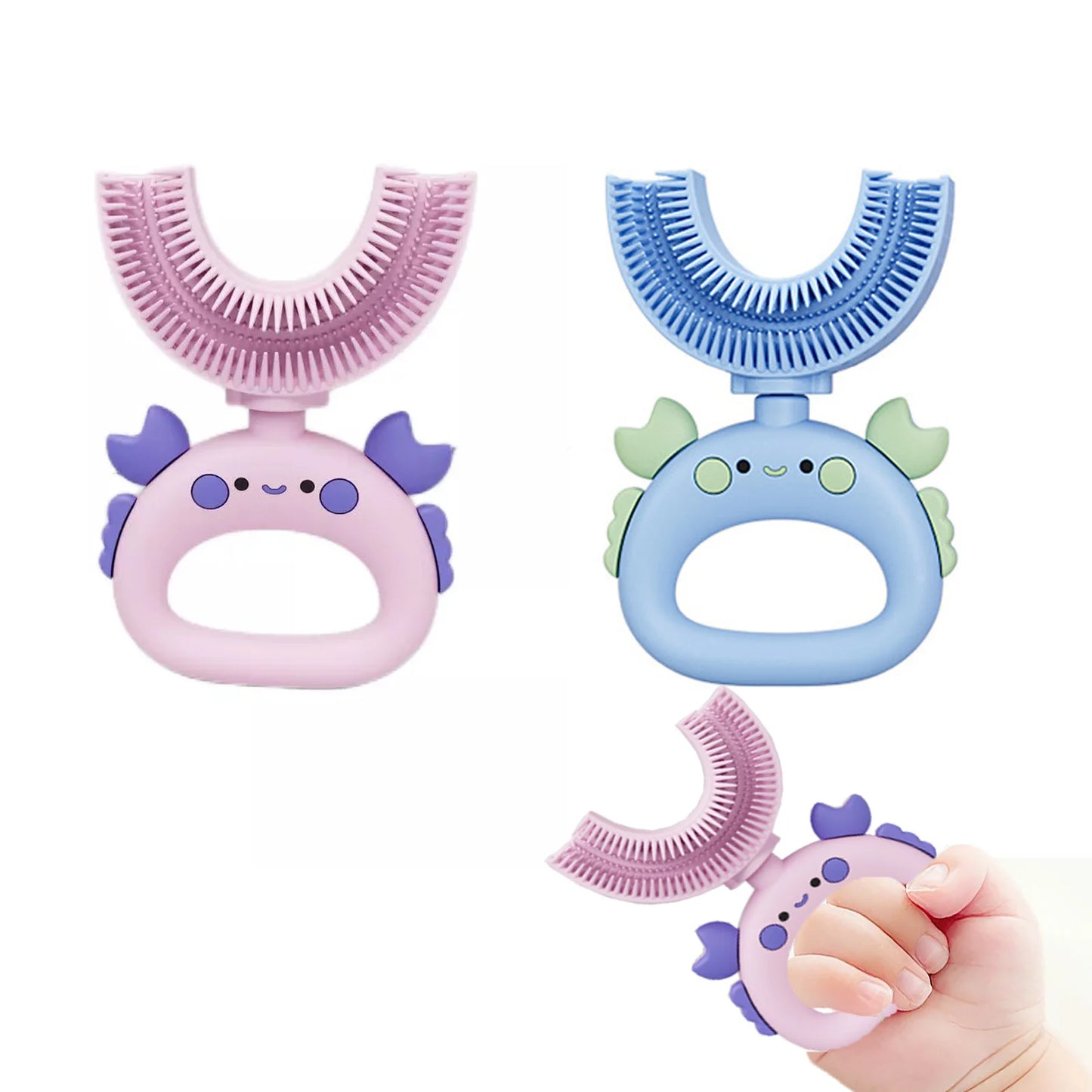 Escova de Dentes de Silicone em Forma de U