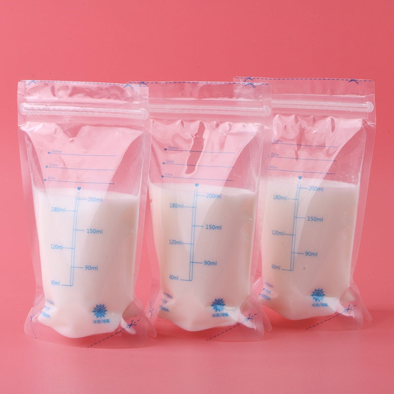 200ml Milk Freezer Bags