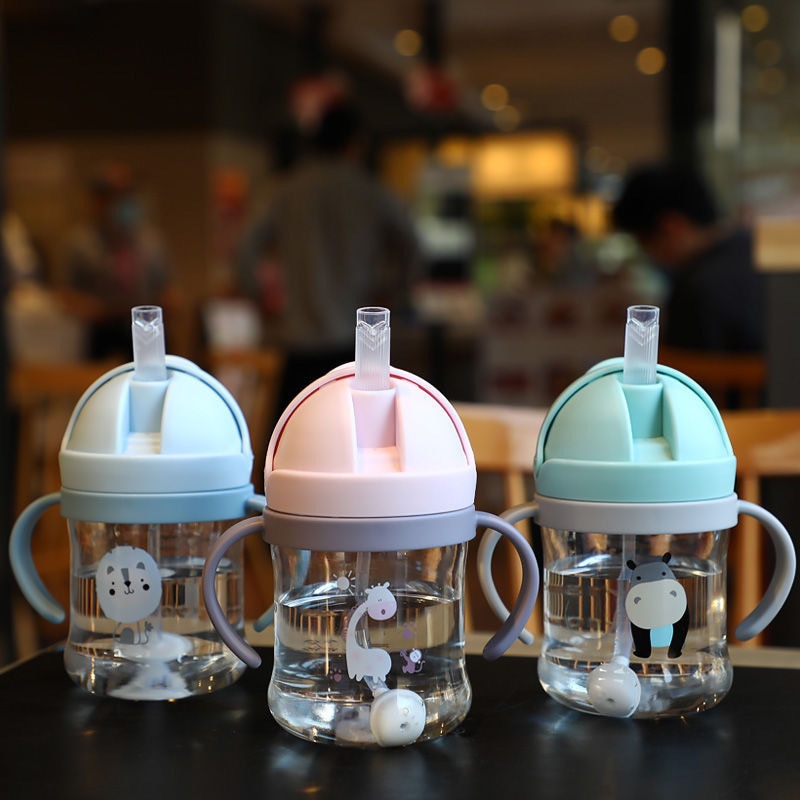 250ml Baby Drinking Bottles With Straw
