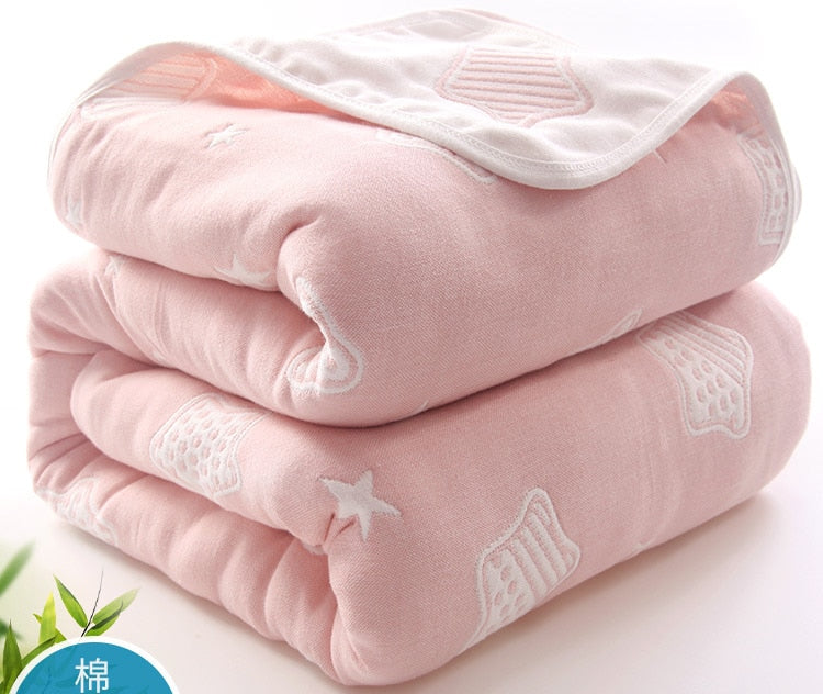 6 Layers Muslin Gauze Blanket for Newborn